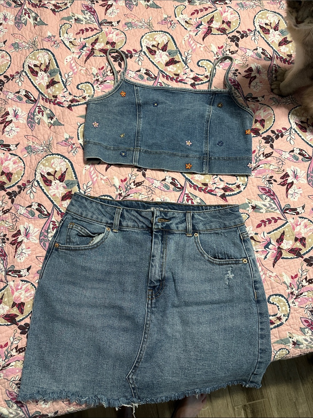 Wild Fable skirt and ban Halter top, so cute! - Picture 1 of 6